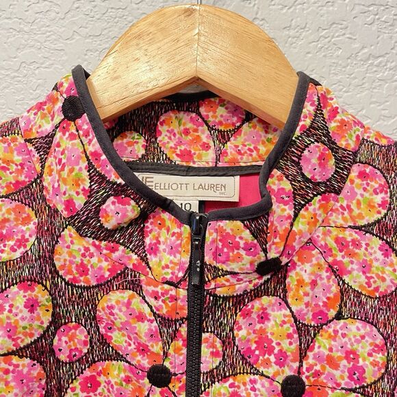 Elliott Lauren Vintage Smart Casual Chic Contemporary jacket blazer chic Sz 10 - Picture 6 of 13